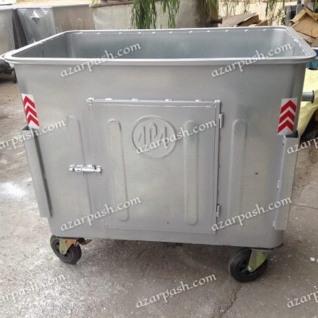سطل زباله شهرداری مکعب 1100 لیتری M105