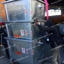 سطل زباله شهری 1100 لیتری