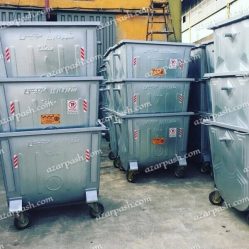 سطل زباله فلزی شهری 1100 لیتری M104