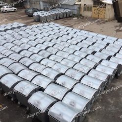 سطل زباله شهری 1100 لیتری محدب