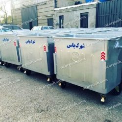 سطل زباله گالوانیزه 770 لیتری M103