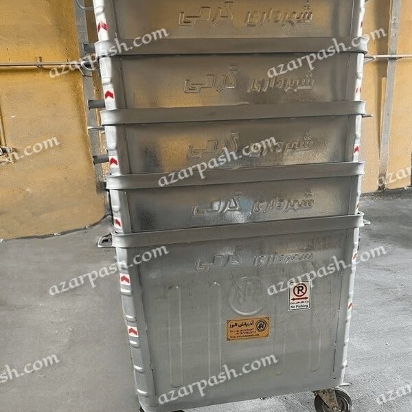 سطل زباله 1100 لیتری مکعب M108