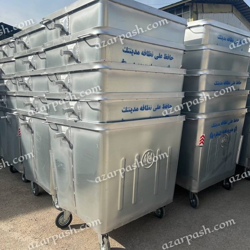 سطل زباله 1100 لیتری مکعب M108