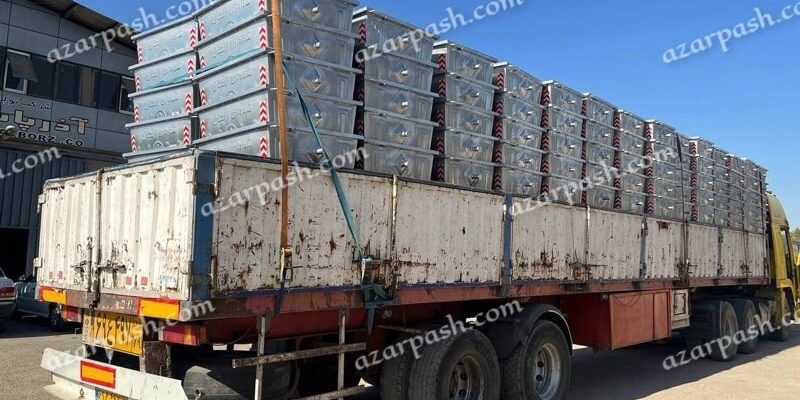 سطل زباله شهری محدب سطل زباله 1100 لیتری مکعب M104